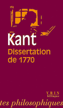 Dissertation de 1770 (La)